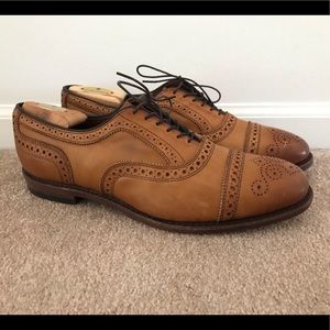 Allen Edmonds Wingtip Light Brown Leather Loafer